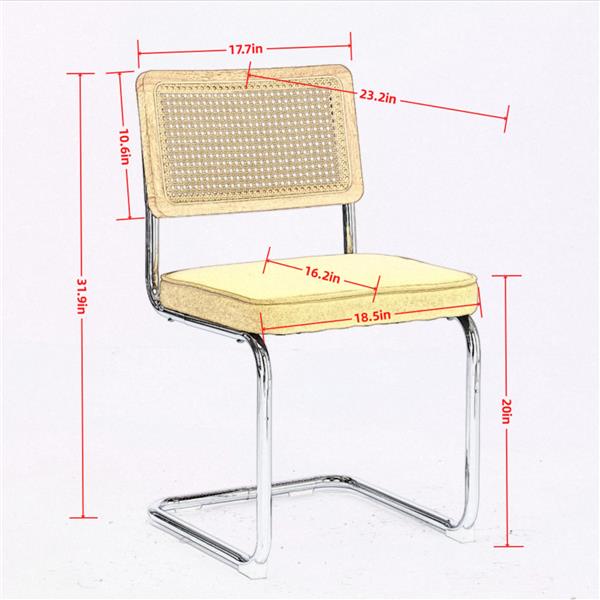 2-piece medieval modern dining chairs